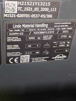 Elektro 4 Rad 2021  Linde E20PH-386-02 (6)