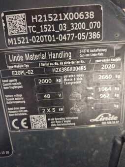 Elektro 4 Rad 2020  Linde E20PL-386-02 (6)