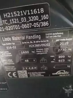 Elektromos 3 kerekű 2019  Linde E16-386-02 (6)
