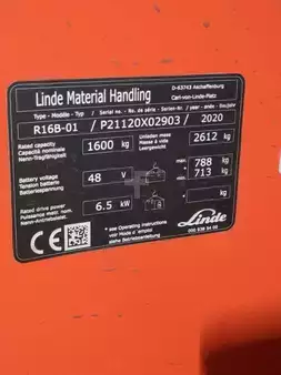 Carrelli retrattili 2020  Linde R16B-1120-01 (6)