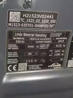 Elektro 4 Rad 2019  Linde E30-387-01 (6)