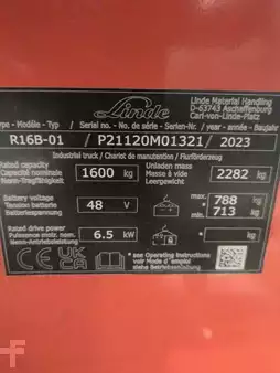 Carretilla retráctil 2023  Linde R16B-1120-01 (6)