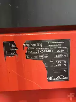 Stacker de condutor em pé 2020  Linde L14AP-1173-01 (6)