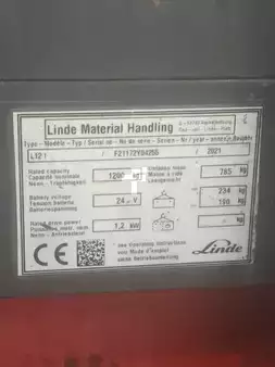 Ruční vysokozdvižný vozík 2021  Linde L12I-1172-01 (6)
