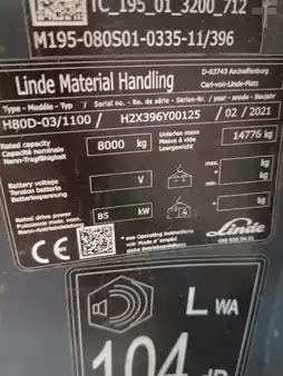 Dieselstapler 2021  Linde H80/1100D-396-01 (6)