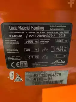 Reach Truck 2019  Linde R14G-1120-01 (6)