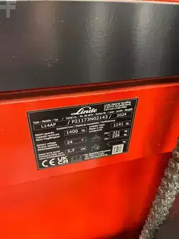 VZV s plošinou pro řidiče 2024  Linde L14AP-1173-01 (6)