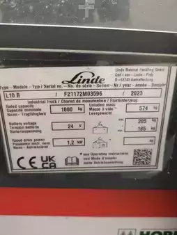 VZV s plošinou pro řidiče 2023  Linde L10B-1172-01 (6)
