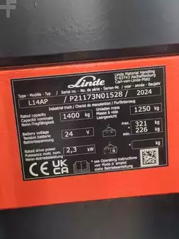 VZV s plošinou pro řidiče 2024  Linde L14AP-1173-01 (6)