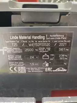 Nízkozdvižný vozík 2021  Linde T25-1153-02 (6)