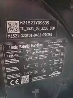 Elektrisk- 3 hjul 2021  Linde E18L-386-02 (6)