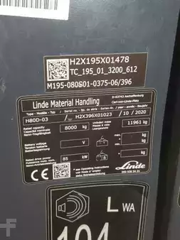 Empilhador diesel 2020  Linde H80D-396-03 (5)