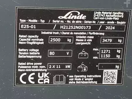 Elektro 4 Rad 2024  Linde E25-1252-01 (6)