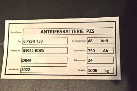 Elektro čtyřkolový VZV 2020  Jungheinrich EFG 320 Batterie Bj2022 (12)