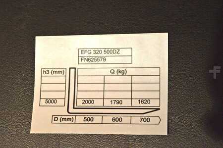 Elektro čtyřkolový VZV 2020  Jungheinrich EFG 320 Batterie Bj2022 (13)