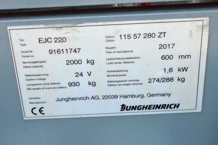 Wózek wysokiego podnoszenia 2017  Jungheinrich EJC 220 (11)