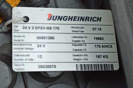 Ruční vysokozdvižný vozík 2016  Jungheinrich EJC 110 (9)
