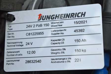 Wózek wysokiego podnoszenia 2021  Jungheinrich EJC 112z (10) 