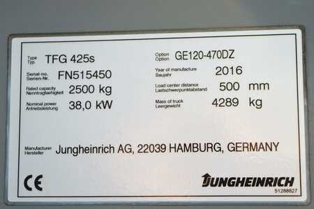 Gázüzemű targoncák 2016  Jungheinrich TFG 425s (13) 
