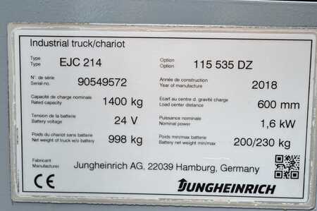Hochhubwagen 2018  Jungheinrich EJC 214 (14)