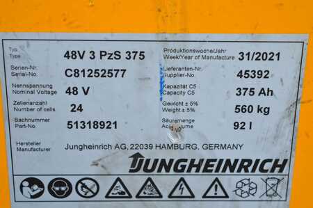 Rebocador 2013  Jungheinrich EZS 570 Batterie Bj2021 (10)