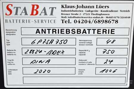 Elektro čtyřkolový VZV 2014  Jungheinrich EFG 320 Batterie Bj2020 (13)