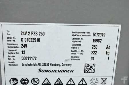 Wózek wysokiego podnoszenia 2020  Jungheinrich EJD 220 (12)