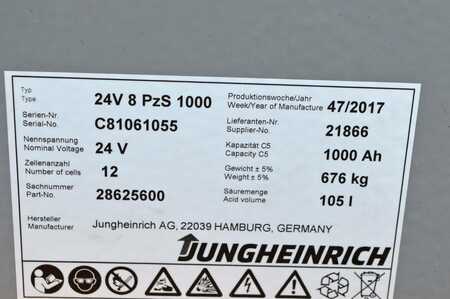 3-wiel elektrische heftrucks 2017  Jungheinrich EFG 115 (12)