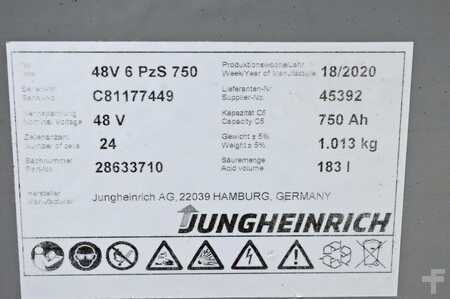 Elektro tříkolové VZV 2017  Jungheinrich EFG 220 Batterie Bj2020 (13)