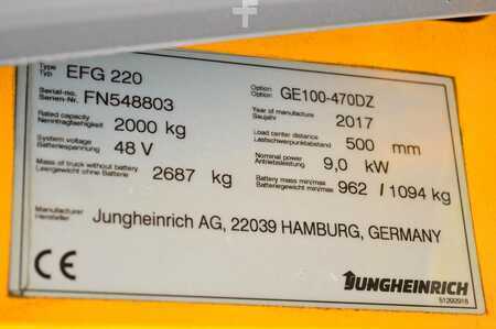 Jungheinrich EFG 220 Batterie Bj2020