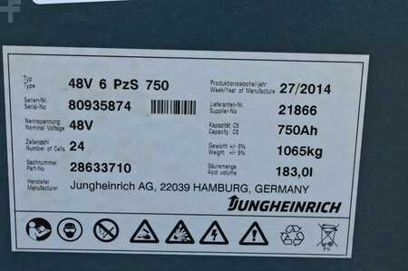 3-wiel elektrische heftrucks 2014  Jungheinrich EFG 216 (13)