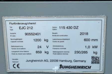 Hochhubwagen 2018  Jungheinrich EJC 212 (14)