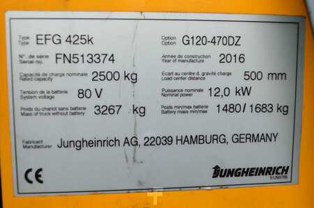 Jungheinrich EFG425k  TOP  Ausstattung Waage