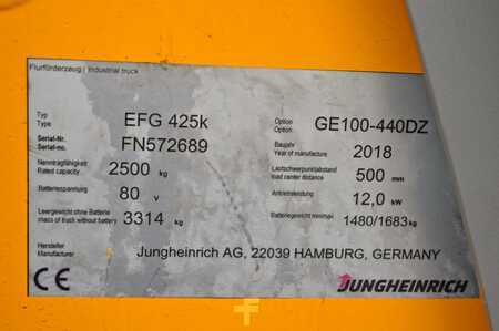 Eléctrica de 4 ruedas 2018  Jungheinrich EFG425k  TOP Gerät (15)