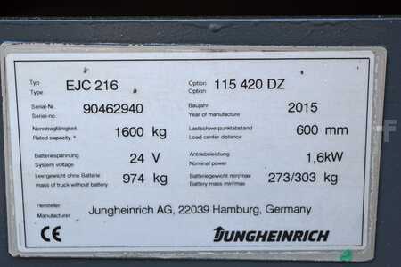 Ledstaplare gå 2015  Jungheinrich EJC 216 Batterie Bj2024 (14)