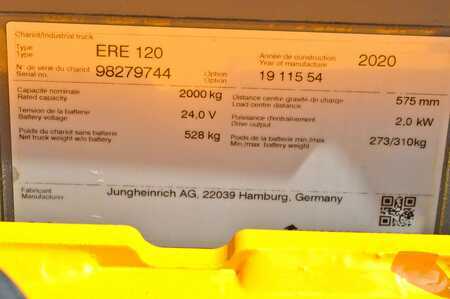 Transpallet elettrici 2020  Jungheinrich ERE 120  TOP (11)