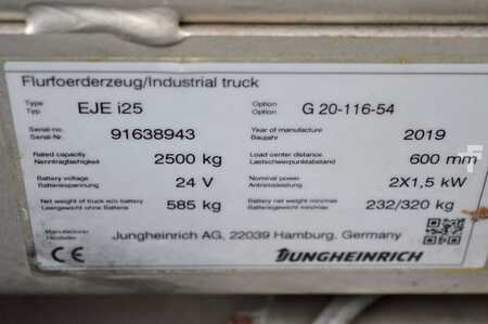 Elektrische palletwagens 2019  Jungheinrich EJE i25 INOX (8)