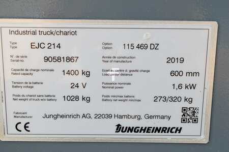 Hochhubwagen 2019  Jungheinrich EJC 214 (14)
