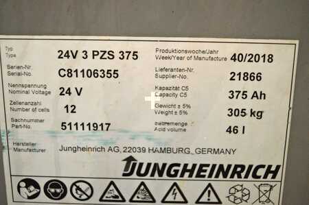 Stacker pedestre 2018  Jungheinrich EJC 214z (12)