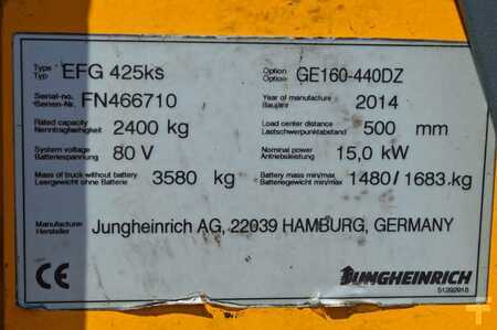 El Truck - 4-hjul 2014  Jungheinrich EFG 425ks (7)