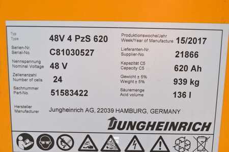 Reach Truck 2010  Jungheinrich ETV 214 Batterie Bj2017 (5)