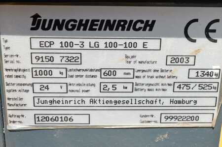 Vertikal-Kommissionierer 2003  Jungheinrich ECP 100 (9)