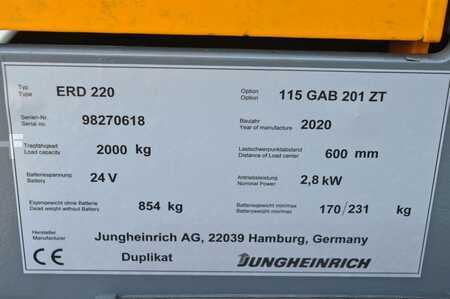 Hochhubwagen 2020  Jungheinrich ERD 220 Batterie Bj. 2024 (8)