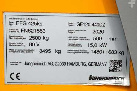 Elektro čtyřkolový VZV 2020  Jungheinrich EFG 425ks Demo Gerät (15)