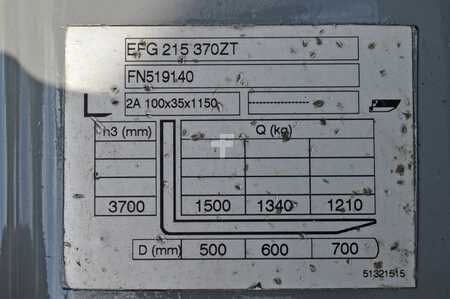 Elektro 3 Rad 2016  Jungheinrich EFG 215 Batterie Bj. 2022 (13)