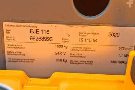 Niederhubwagen 2020  Jungheinrich EJE 116 (10)