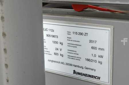 Stacker pedestre 2017  Jungheinrich EJC 112z (12)