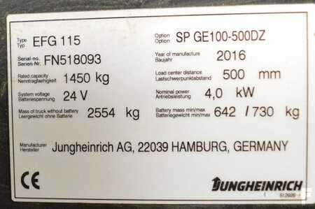 El truck - 3 hjulet 2016  Jungheinrich EFG 115 (15)