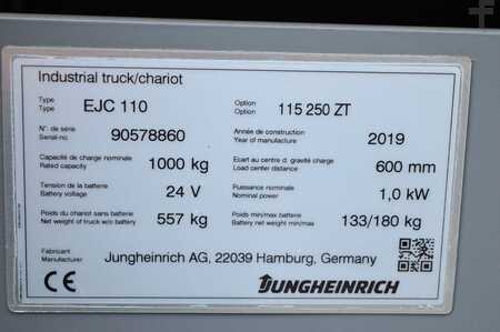Apilador eléctrico 2019  Jungheinrich EJC 110 (12)