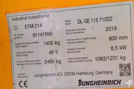 Skyvemast 2019  Jungheinrich ETM 214 (11)